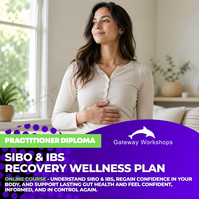 SIBO & IBS Recovery Wellness Plan, Online Practitioner Comprehensive Diploma Course 